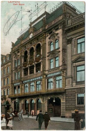 Leipzig. Café Bauer