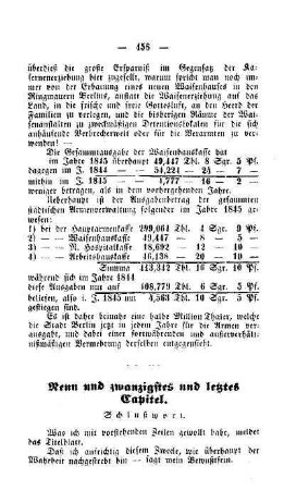 Neun und zwanzigstes und letztes Capitel. Schlußwort