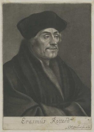 Bildnis des Erasmus Rotterdamus
