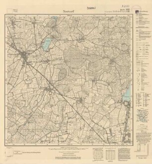 1825 (alte Nr.: 495) Nortorf, Meßtischblatt (4cm - Karte)