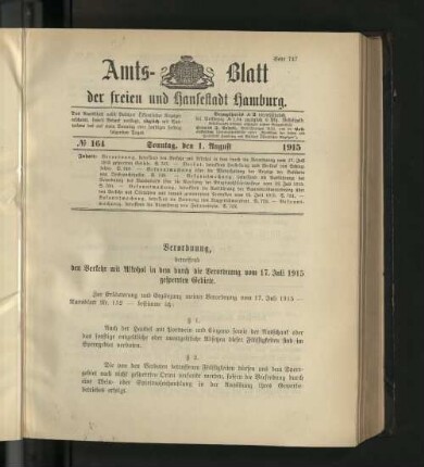 No. 164, 1. August 1915