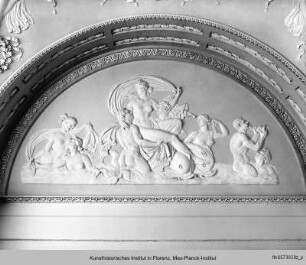 Innendekoration : Lünetten mit mythologischen Szenen : Triumphzug der Venus
