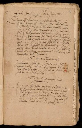 Actum Gerstungen am 30t. Junij anno 1658.