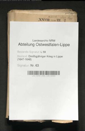 Neutralität der Städte Paderborn und Lemgo