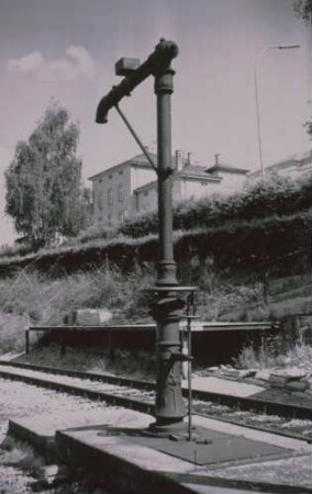 Hechingen Landesbahnhof Wasserkran Länderbahnbauart
