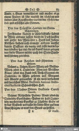 Vor das Nasen-Bluten