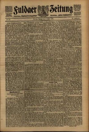 Ausgabe vom Freitag, den 04. Juni 1909.