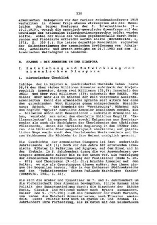 B. Spjurk - Die Armenier in der Diaspora