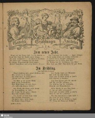Gedichte, Erzählungen, Anecdoten usw.