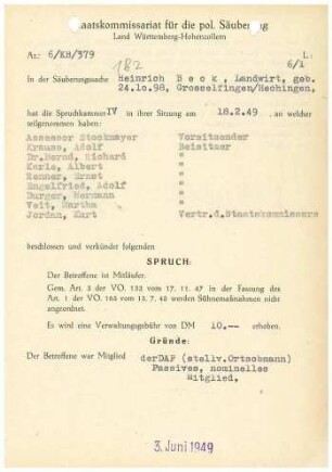 Beck, Heinrich
