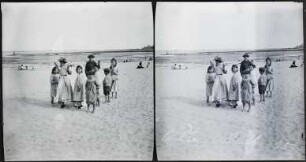 La Baule. Kindergruppe am Strand