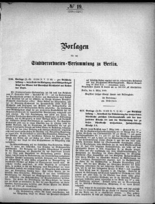 No. 19 (216-223), 22. März 1890