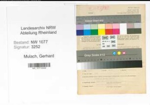 Entnazifizierung Gerhard Mulach , geb. 28.06.1909 (Polizist)