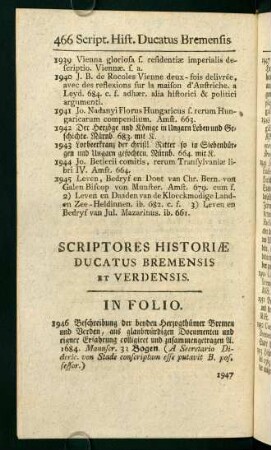Scriptores Historiae Ducatus Bremensis et Verdensis.