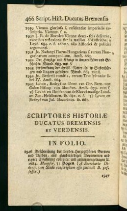 Scriptores Historiae Ducatus Bremensis et Verdensis.