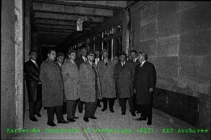 Besuch des Ausschusses für Kernenergie der vier norddeutschen Bundesländer am Kernforschungszentrum Karlsruhe (KfK)