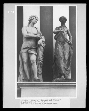 Bacchus und Nymphe
