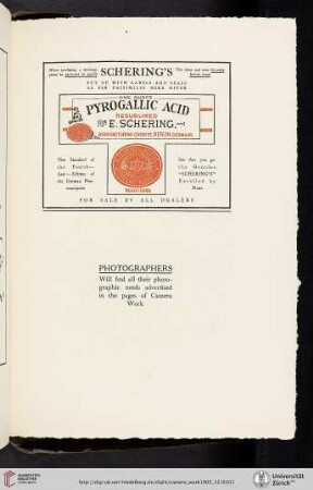 E. Schering [Pyrogallic Acid]