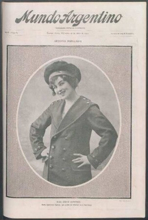 Artistas populares [Fotografía] : Miss Edith Sympson