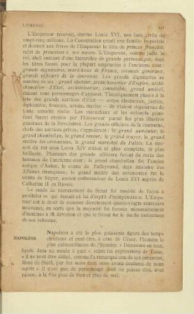 Napoléon 1er. Photographie du portrait peint par David, après 1810, pour lord Douglas