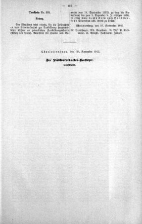 No. 21 (314-338) (331), 04. Dezember 1912