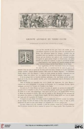 4: Groupe antique en terre cuite appartenant au musée des antiquités à Leyde