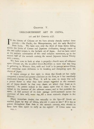 Chapter V. Greco-Buddhist art in China