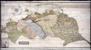 Markung von Ennetach Maßstab ca. 1 : 5000 Zeichner: kopiert von Jospeh Musch col. handgez.