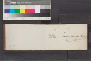 [Stammbuch Friedrich Christian Hoffmann] / Fridrich Christian Hoffmann