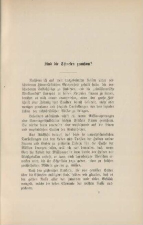 Sind die Chinesen grausam?