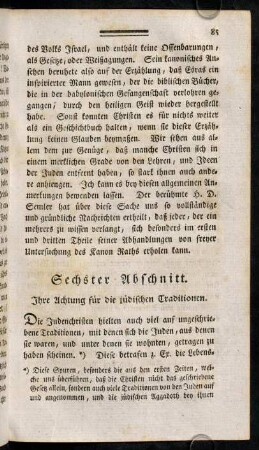 85-94, Sechster Abschnitt.