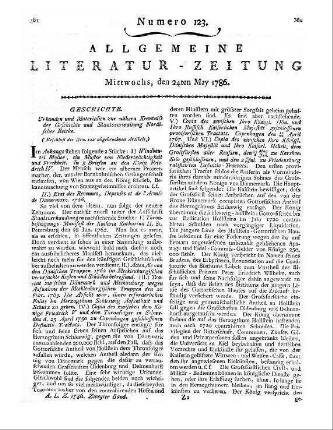 Beyträge zur Litteratur, besonders des sechszehnten Jahrhunderts. Bd. 2, St. 1. Hrsg. von G. T. Strobel. Nürnberg, Altdorf: Monath 1786