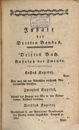 Michael Ignaz Schmidts Kais. Königl. wirklichen Hofraths, Directors des Kais. Kön. Hausarchivs, und der Büchercensur Commission-Beysitzers Neuere Geschichte der Deutschen, 3. Vom Rudolph II. bis auf Mathias : Vom Jahr 1576 bis 1612.