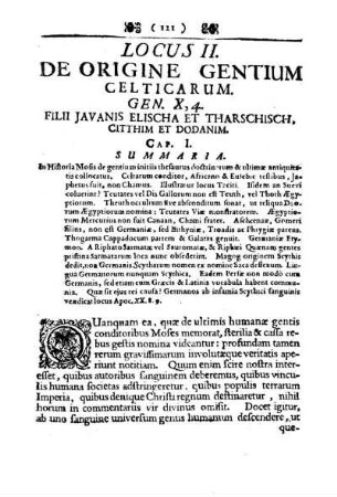 LOCUS II. DE ORIGINE GENTIUM CELTICARUM.