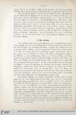 3. Das Interim