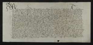 Graf Konrad von Kirchberg [Illerkirchberg/Alb-Donau-Kreis] und der Abt des Benediktinerklosters Wiblingen [Stadt Ulm] Ulrich [Hablüzel] vidimieren auf Bitte von Bürgermeister und Rat der Stadt Ulm eine Urkunde König Albrechts II. vom 12. April 1439 [vgl. A Urk. lfd. Nr. 1563].
