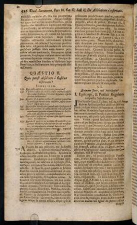 426-436, Quaestio II
