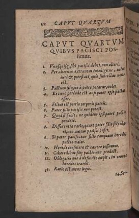 Caput Quartum quibus pacisci possimus.