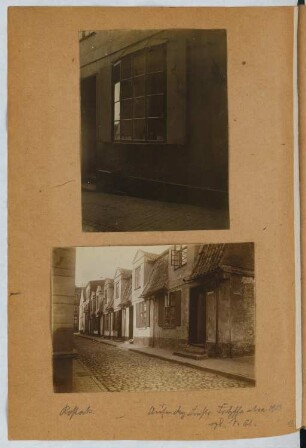 Schützenstraße, Rostock: Ansichten (aus: Skizzen- und Fotoalbum 25)