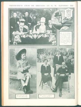 Veinticinco años de reinado de S. M. Alfonso XIII