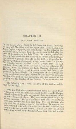 Chapter III. The Tai-Ping rebellion