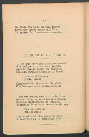 A Ricardo Gutiérrez