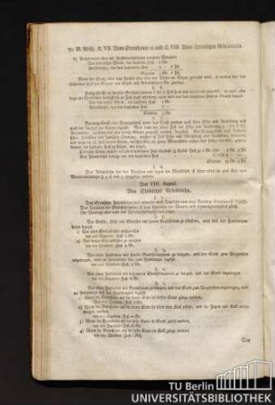 Das VIII. Kapitel. Von Steinsetzer Arbeitslohn.