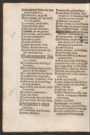 Sacramenta sanctae ecclesiae.