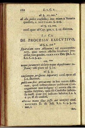 De processu executivo. - De processu criminali.