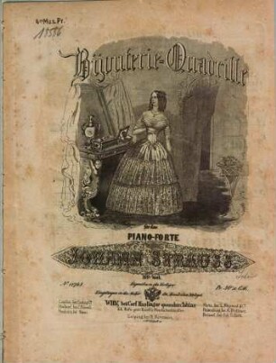 Bijouterie-Quadrille : für das Piano-Forte ; 169. Werk