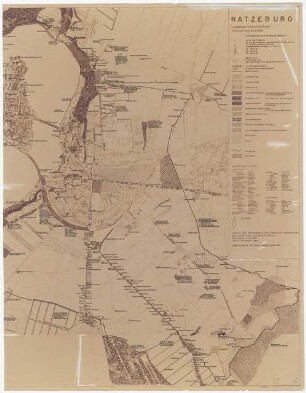 Landschaftsaufbauplanung Ratzeburg: Vegetationsbestand 1:5000