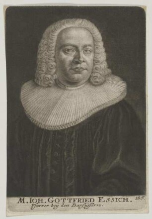 Bildnis des Ioh. Gottfried Essich