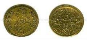 Nürnberger Rechenpfennig von Ernst Ludwig Lauer auf Leopold II.
