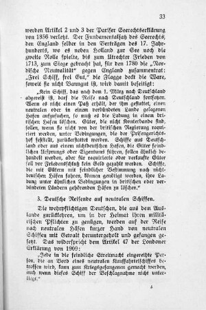 3. Deutsche Reisende auf neutralen Schiffen.